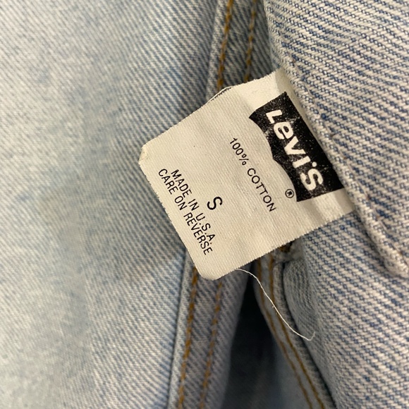 Vintage Levis USA Trucker 70507 0234 80-90's Light Wash Denim Jacket Men's Small - Picture 8 of 12
